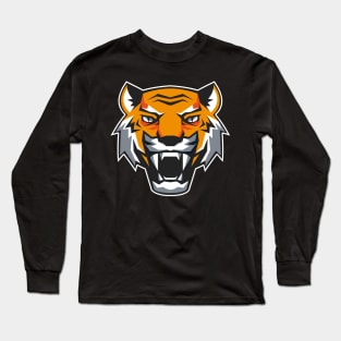 Angry face tiger Long Sleeve T-Shirt